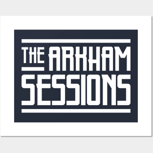 The Arkham Sessions Logo_White Posters and Art